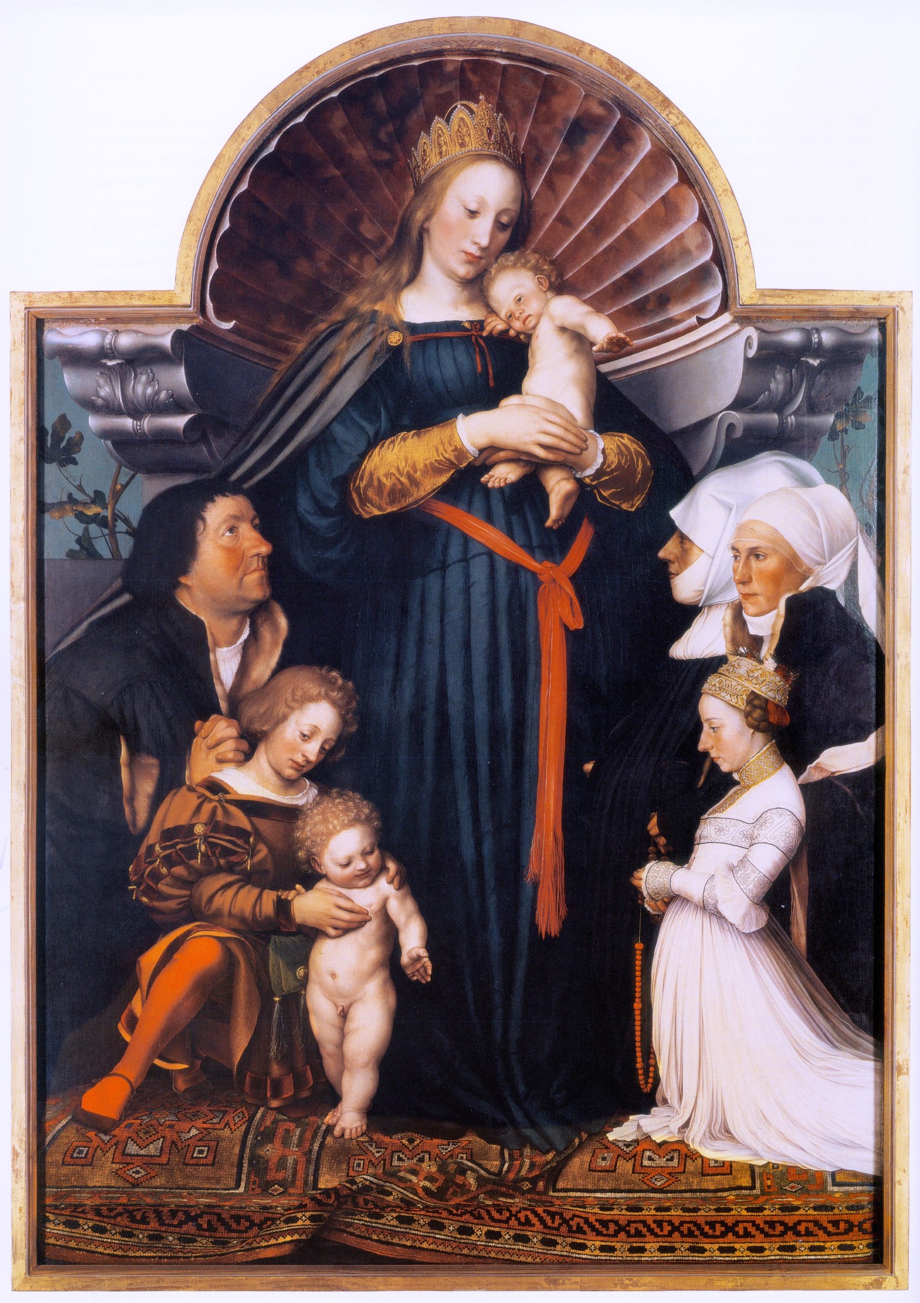 Hans Holbein der Jüngere, Darmstädter Madonna (1526)