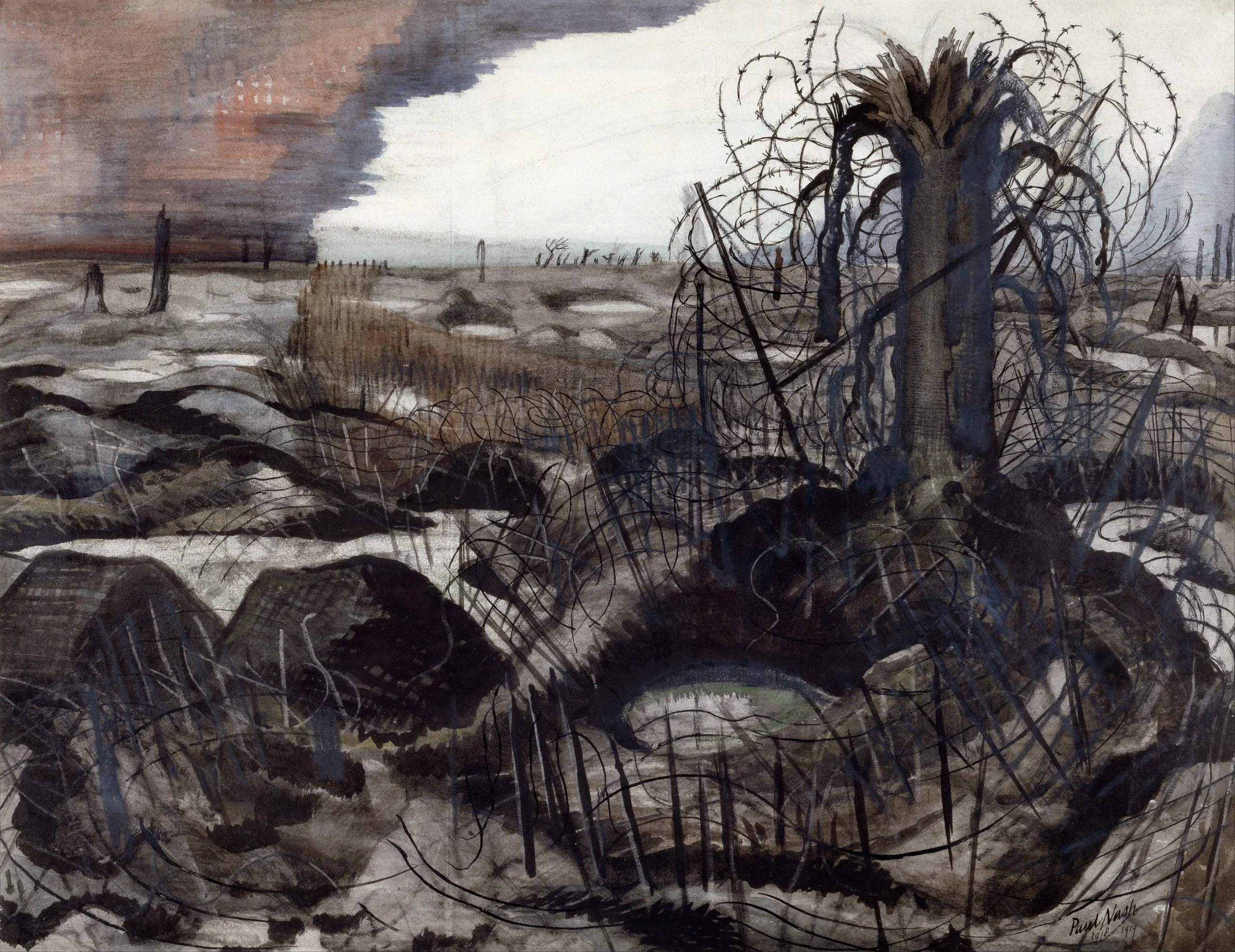 Paul Nash, Wire (1918)